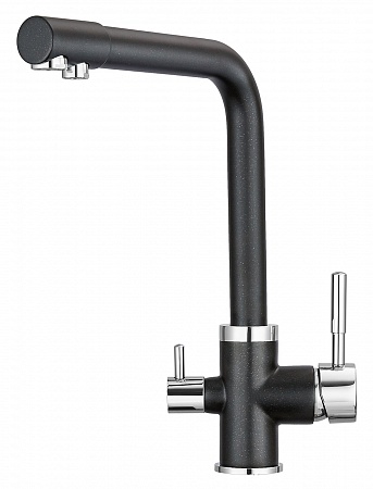 Смеситель Granula GR-2015 шварц для кухни