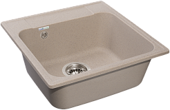 Мойка кухонная GranFest QUARZ  GF-Z48 1-чаш. 480*480 (песок)