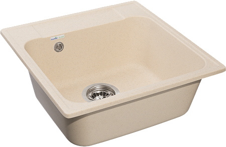 Мойка кухонная GranFest QUARZ GF-Z48 1-чаш. 480*480 (бежевый)