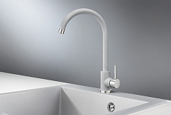 Смеситель для кухни Point PN3101AL серый