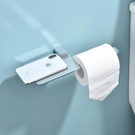 Бумагодержатель с полочкойдля телефона RAGLO R301.03