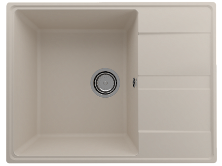 Мойка кухонная ULGRAN Quartz Prima 650-02, лен