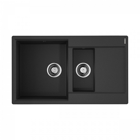 Мойка Omoikiri Daisen 86-2-BL Artgranit/черный
