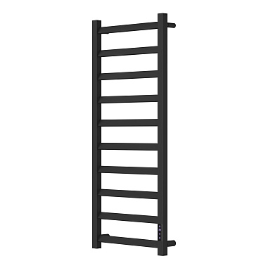 Полотенцесушитель электрический Point Атлант PN18840B П10 400x1000, диммер справа, черный