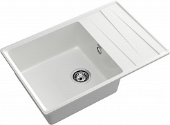 Мойка кухонная GranFest LEVEL GF-LV-760L чаш+кр 760*500мм иней, мрамор  