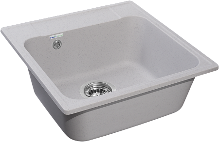 Мойка кухонная GranFest QUARZ  GF-Z48 1-чаш. 480*480 (серый)