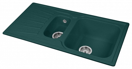 Гранитная мойка AquaGranitEx M-09K зеленый