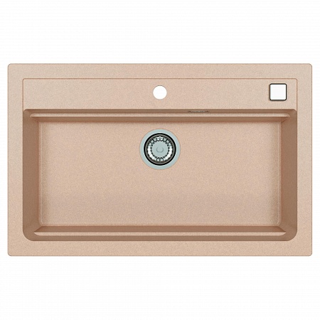 Мойка кухонная Alveus Granital Atrox 40 Terra-G22 790х500х195 с сифоном, бежевая