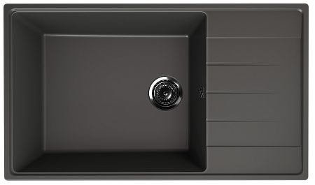 Мойка кухонная ULGRAN Quartz Prima 860-09, асфальт