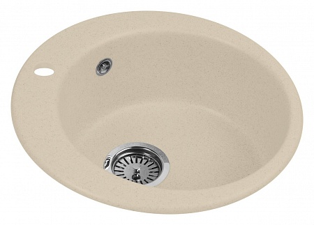 Гранитная мойка AquaGranitEx M-05 бежевый