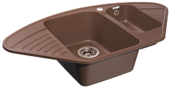 Мойка кухонная GranFest QUARZ GF-Z14 угл.1,5 чаш. 930*500 (терракот)