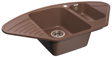 Мойка кухонная GranFest QUARZ GF-Z14 угл.1,5 чаш. 930*500 (терракот)