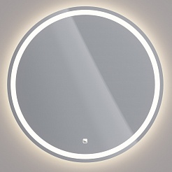 Зеркало Dreja LUNO 60х60 см., сенсорный выключатель, LED-подсветка, ф-я антизапотевания 