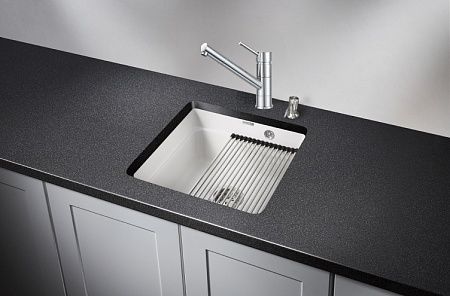 Комплект: Кухонная мойка Granula KS-4501U арктик + Смеситель Granula GR-0010 хром для кухни