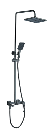 Душевая система HAIBA HB24817-3, тропический душ, латунь, оружейная сталь