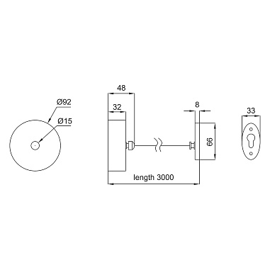 Выдвижная сушилка для белья HAIBA HB120-7, черный