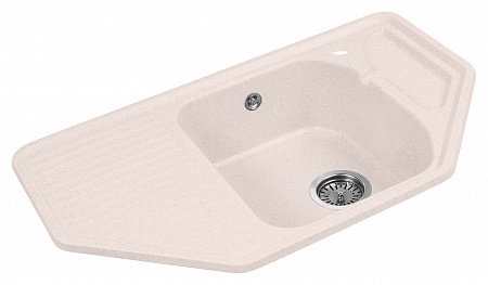 Гранитная мойка AquaGranitEx M-10 светло-розовый