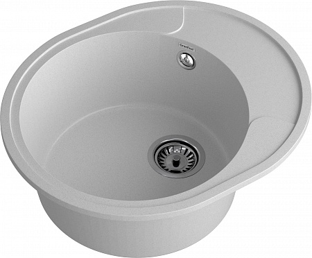 Мойка кухонная GranFest URBAN 857L  1-чаш+кр 620*480 серый