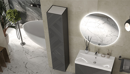 Шкаф VELVEX Edge 350 навесной графит