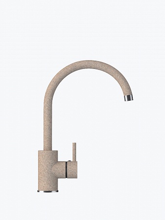 Смеситель Polygran кухонный Элара (песочный №302)
