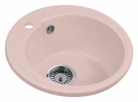 Гранитная мойка AquaGranitEx M-45 розовый
