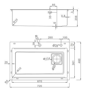 Мойка - профессиональная ручная работа RAGLO R702.7246.09