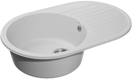 Мойка кухонная GranFest QUARZ GF-Z18 чаша+кр 740*480 (серый)
