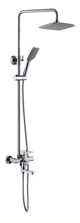 Душевая система HAIBA HB2402, тропический душ, латунь, хром