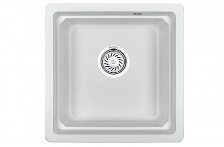 Комплект: Кухонная мойка Granula KS-4501U арктик + Смеситель Granula GR-0010 хром для кухни